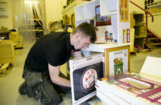 Irish building apprentices deliver handmade toys to children's charities
