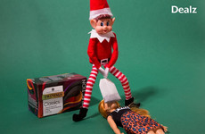 Dealz is getting just a *bit* risqué with these Elf on the Shelf Christmas ads