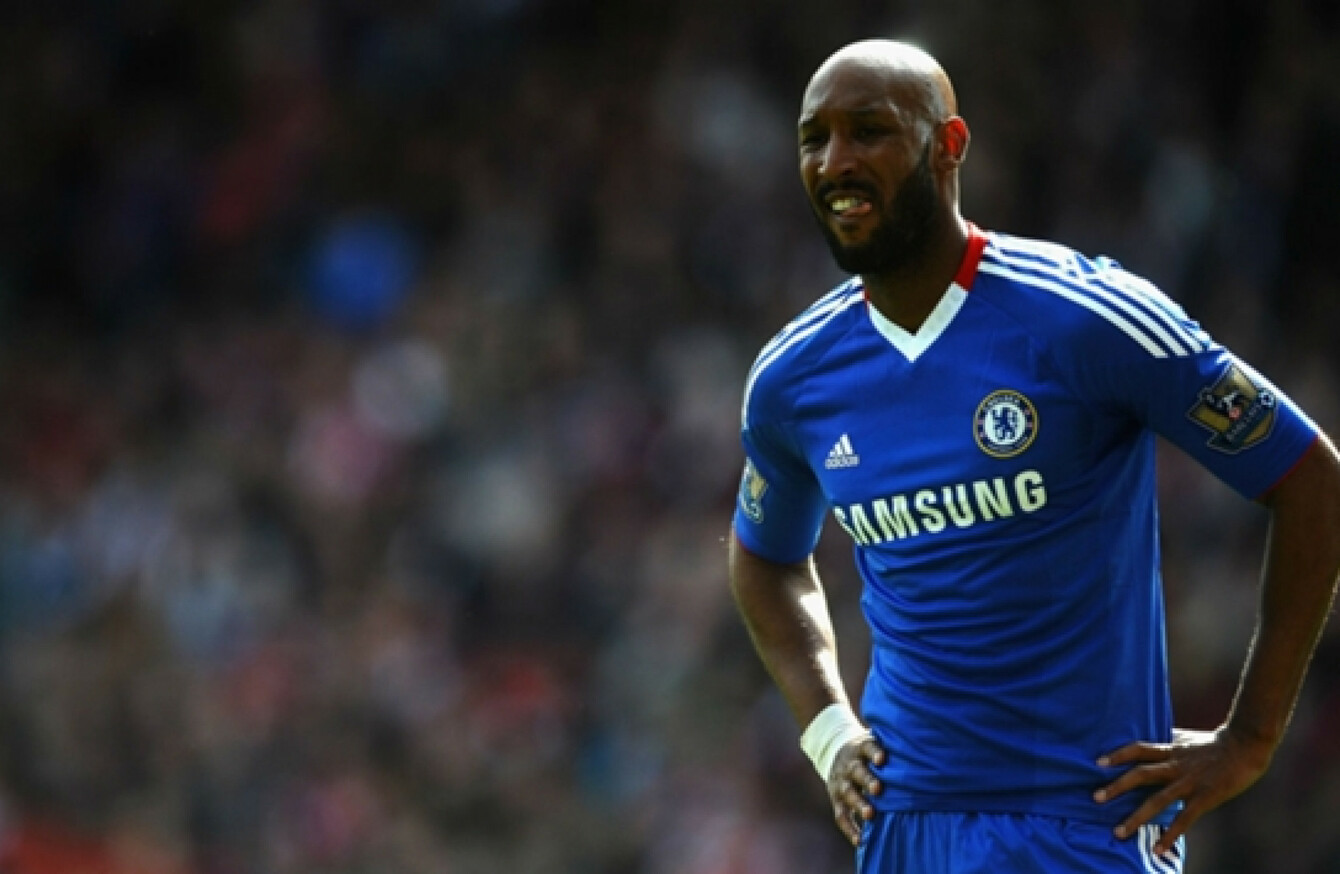 "Anelka, the league’s top scorer, said 'I do not play on the wing'"