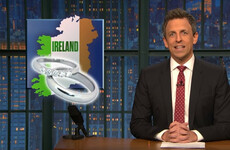 The two Irish men who married for tax reasons got a mention on Late Night with Seth Meyers