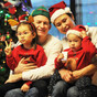 The man from *that* BBC interview shared a lovely family Christmas message and the photo is just the best