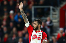 Southampton striker Austin charged with violent conduct following kick