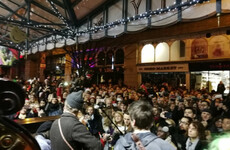 Hozier just joined Glen Hansard for a wonderful Christmas Eve singalong in Dublin to raise money for the homeless