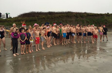 Pictures: These brave souls headed out for Christmas Day swims across the country