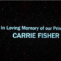 Mark Hamill and many others paid tribute to Carrie Fisher on the anniversary of her death