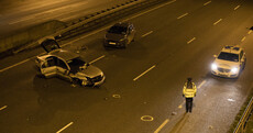 Three teenagers arrested and one person hospitalised after crash on N7