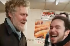 Glen Hansard was pulled into a singsong in a Westmeath chipper on St Stephen's night