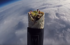 Someone sent a kebab into space, and it's strangely majestic