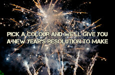 Pick A Colour And We'll Give You A New Year's Resolution To Make