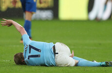 Refs need to protect players - Guardiola issues plea after de Bruyne injury