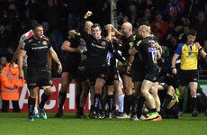 Four-try Exeter hammer Leicester to end year with 10-point Premiership lead