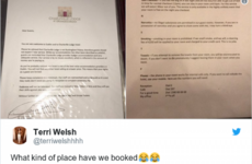 A Dublin hotel are going extremely viral for the ridiculous guest directory they leave in their rooms