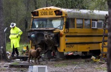 Two children found living in abandoned school bus in Texas