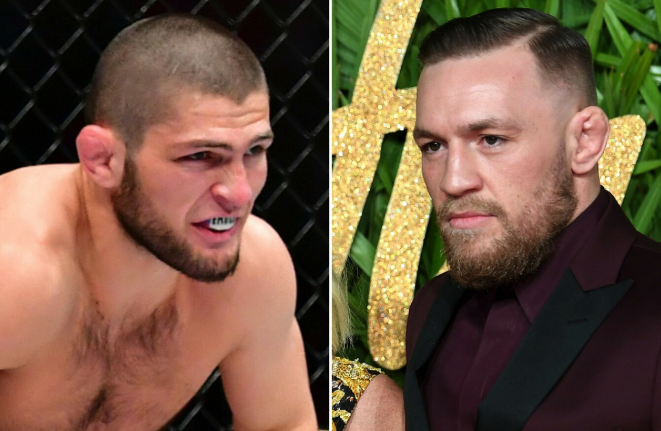 Conor Mcgregor And Dog S T Khabib Nurmagomedov Trade Verbal Blows