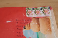 An Post managed to deliver this ridiculously damaged letter from Australia to the correct address in Dublin