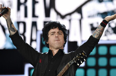 Green Day's Billie Joe Armstrong tells a Trump supporting fan to 'f**k off' and stop listening to Green Day records