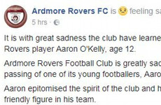 'Left this world too soon': Tributes paid to young Bray footballer (12) who died yesterday