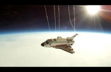 Teenager sends Lego shuttle into space