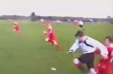 Golden footage of 12-year-old Katie Taylor putting in a crunching tackle emerges