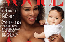 Serena Williams' baby just made the cover of Vogue at the ripe old age of 4 months
