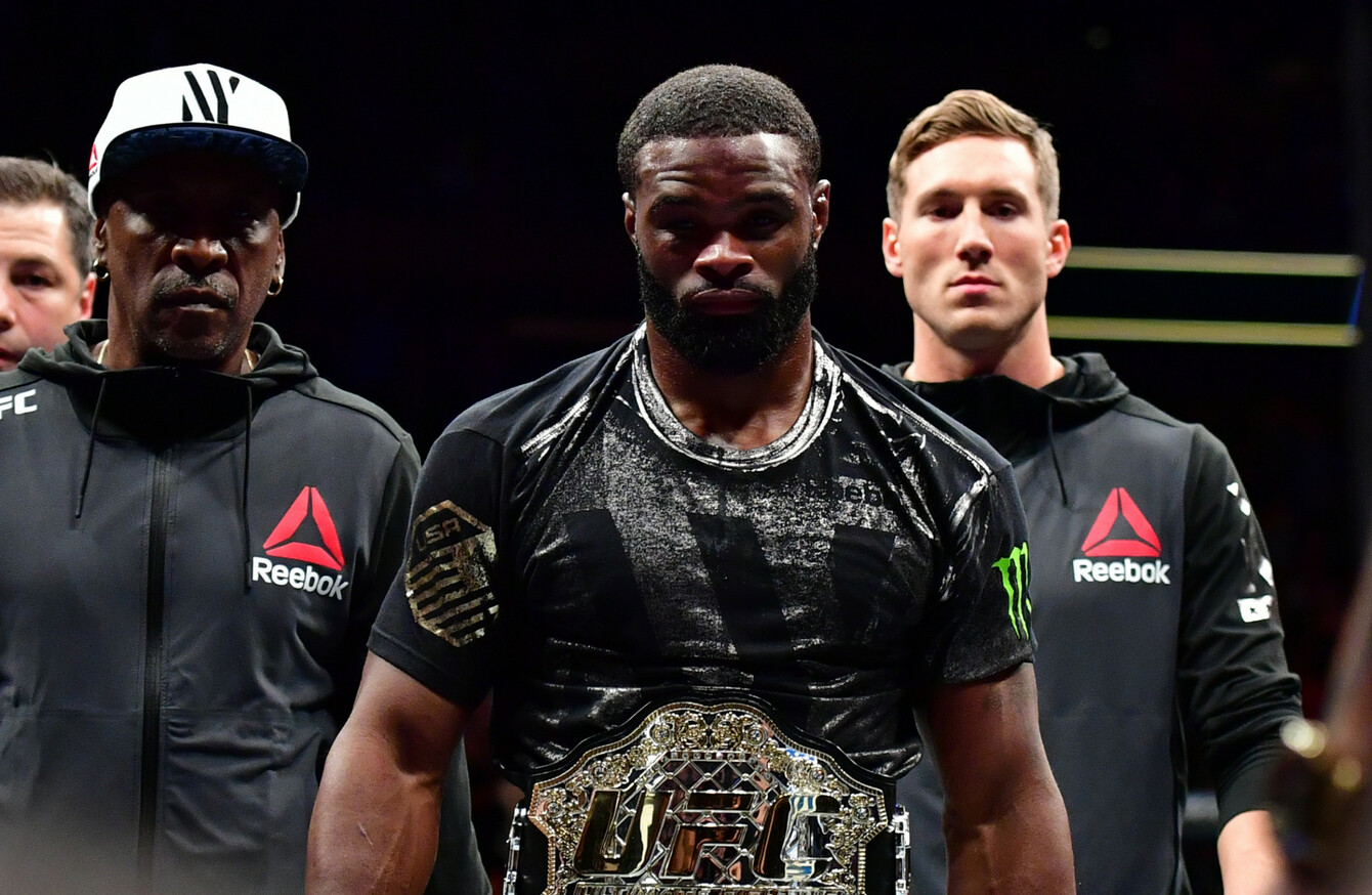 Welterweight champion Tyron Woodley