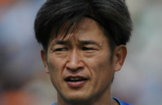 A Japanese footballing legend wants to retire in 9 years' time - when he turns 60