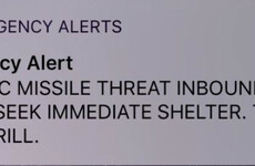 Message warning people about 'ballistic missile threat' in Hawaii was sent in error