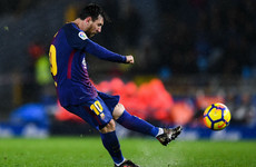 Messi breaks Muller's record with his 366th league goal for Barcelona