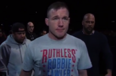 The UFC paid an emotional tribute to a legendary former champion last night