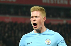 'I would give the shirt off my back for De Bruyne'