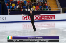 Conor Stakelum becomes first Irish man ever to skate at European Championships