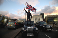 Taxi drivers block London Bridge for hours in protest over Uber