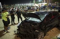 Baby killed and 17 injured as car ploughs into crowds in Rio de Janeiro