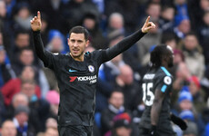 Hazard dazzles with brace as Conte's men get back on track with four-goal win