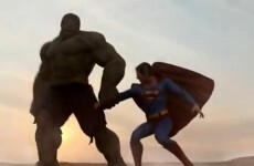 WATCH: Superman takes on the Hulk