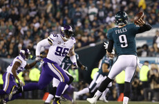 Nick Foles and the Eagles soar to the Super Bowl as they sink the Vikings