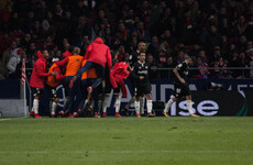 Atletico Madrid conceded a brilliantly-worked team goal after just 24 seconds last night