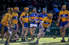 Tony Kelly and Shane O'Donnell in harness for Clare's league opener against Tipp