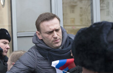 Russian opposition leader arrested during anti-Putin protests