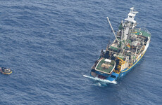 Seven survivors from missing ferry found drifting in a dinghy on the Pacific Ocean