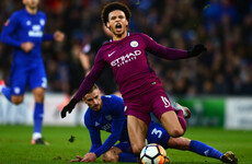 'Just want to apologise to Leroy Sane for my tackle today'