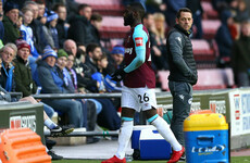 West Ham defender hit with six-game ban for spitting at opponent