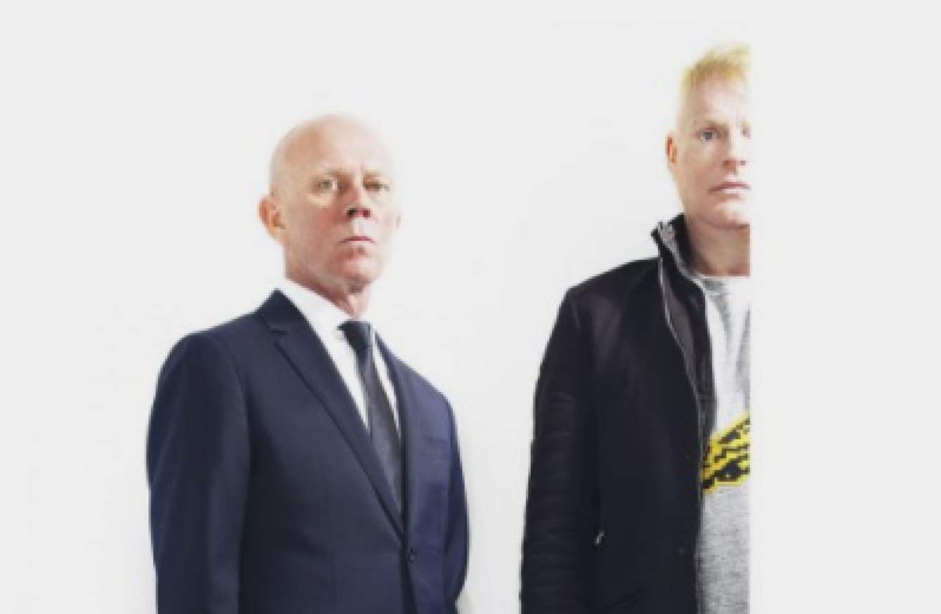 Tonight's Dublin gig by pop band Erasure has been cancelled at the last