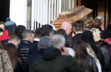 Priest condemns 'reign of violence and total disrespect for human life' at funeral of murdered Derek Hutch