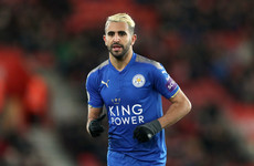 Mahrez told to 'clear his head' after being omitted from Foxes squad