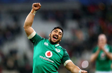 Powerhouse centre Aki cherishes special Six Nations debut for Ireland