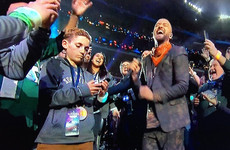 A kid that took a selfie with Justin Timberlake during his Superbowl halftime show is the newest meme