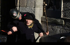 "Votes for women!": Suffragette's granddaughter returns to smash windows at Dublin Castle
