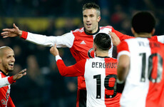 Watch: Ex-Man United striker Van Persie takes 50 seconds to score first Feyenoord goal in 14 years