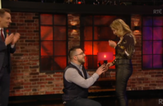 The audience on last night's Late Late Show went wild after Ryan Tubridy helped orchestrate a surprise proposal